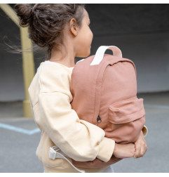 Sac à dos Diego PETIT PICOTIN, personnalisable, bois de rose