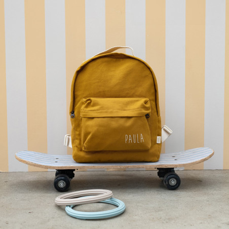 Sac à dos Diego PETIT PICOTIN, personnalisable, ocre