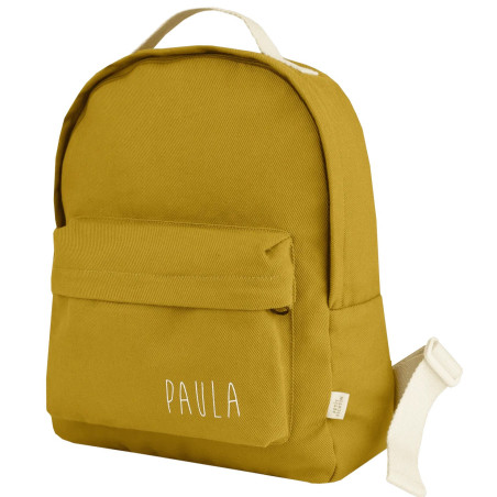 Sac à dos Diego PETIT PICOTIN, personnalisable, ocre