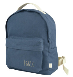 Sac à dos Diego PETIT PICOTIN, personnalisable, bleu souris