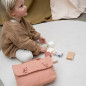 Trousse de toilette Lucette PETIT PICOTIN, personnalisable, bois de rose