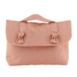 Trousse de toilette Lucette PETIT PICOTIN, personnalisable, bois de rose