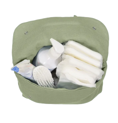 Trousse de toilette Lucette PETIT PICOTIN, personnalisable, amande