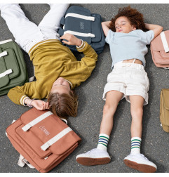 Cartable Paul PETIT PICOTIN, bronze, personnalisable