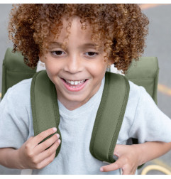 Cartable Paul PETIT PICOTIN, vert olive, personnalisable