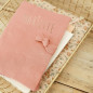 Protège carnet de santé Barnabé PETIT PICOTIN, bois de rose, personnalisable