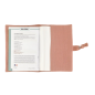 Protège carnet de santé Barnabé PETIT PICOTIN, bois de rose, personnalisable