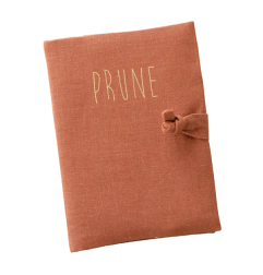 Protège carnet de santé Barnabé PETIT PICOTIN, tomette, personnalisable