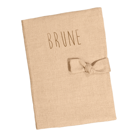 Protège carnet de santé Barnabé PETIT PICOTIN, biscuit, personnalisable