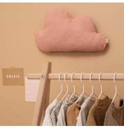 Nuage décoratif Arthus le Cumulus PETIT PICOTIN, bois de rose, personnalisable