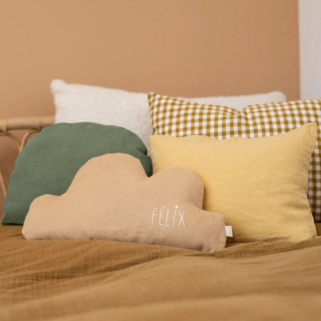 Nuage décoratif Arthus le Cumulus PETIT PICOTIN, biscuit, personnalisable