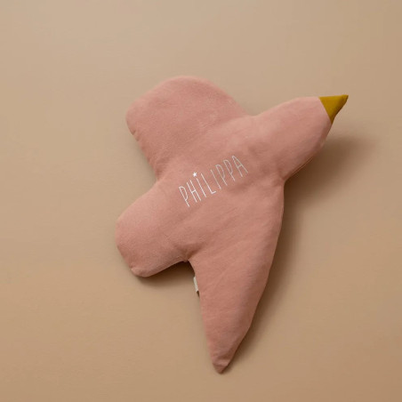 Oiseau décoratif Pedro PETIT PICOTIN, bois de rose, personnalisable