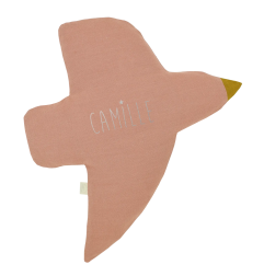 Oiseau décoratif Pedro PETIT PICOTIN, bois de rose, personnalisable