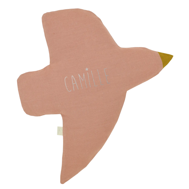 Oiseau décoratif Pedro PETIT PICOTIN, bois de rose, personnalisable