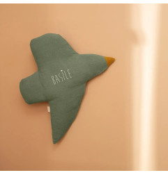 Oiseau décoratif Pedro PETIT PICOTIN, olive, personnalisable