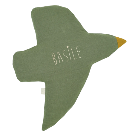 Oiseau décoratif Pedro PETIT PICOTIN, olive, personnalisable