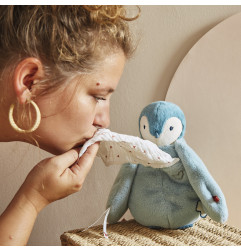 Peluche à Bisous Manchot Vert KALOO