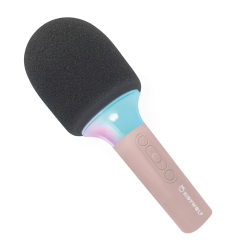 Micro pour karaoké KidyMic KIDYWOLF, Rose