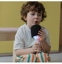 Micro pour karaoké KidyMic KIDYWOLF, Rose