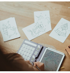 Recharge de dessins pour tablette nomade KidyDraw Mini KIDYWOLF, Il Était une Fois et Animaux