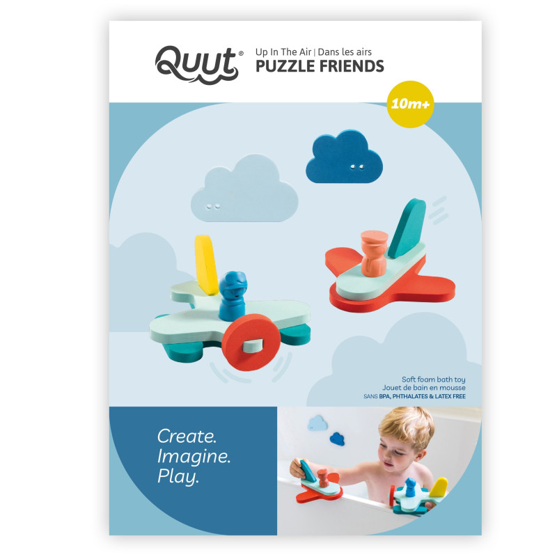 Jeu de bain à assembler QUUT, Dans les Airs