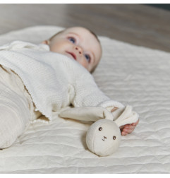 Balle hochet Lapin Crème KALOO