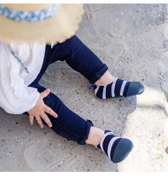 Chaussons souples Petits Matelots LES PAS PETITS