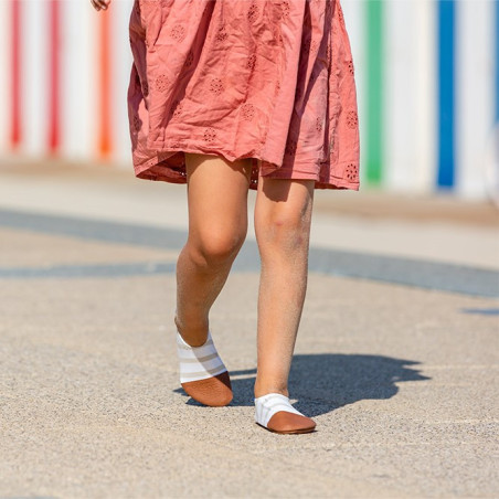 Chaussons souples Petits Marins Camel LES PAS PETITS