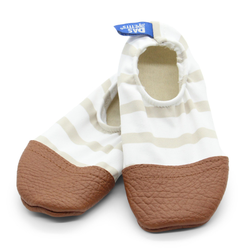 Chaussons souples Petits Marins Camel LES PAS PETITS