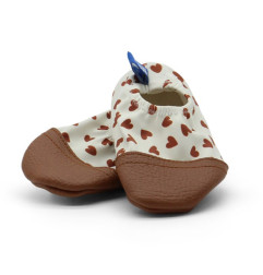 Chaussons souples Petits Cœurs LES PAS PETITS