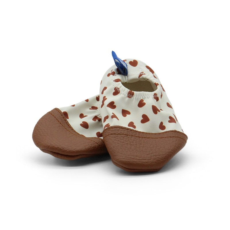 Chaussons souples Petits Cœurs LES PAS PETITS