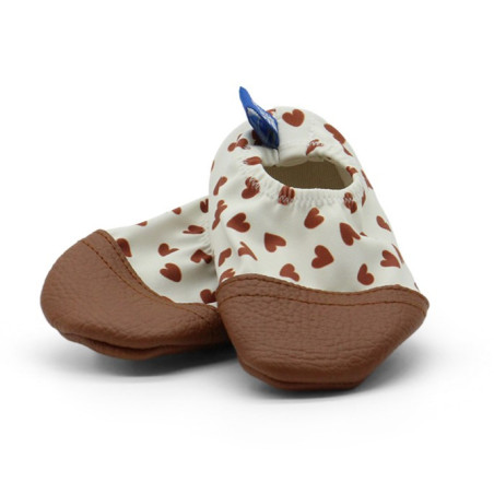 Chaussons souples Petits Cœurs LES PAS PETITS