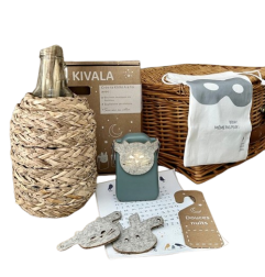 Coffret lampe nomade étanche Kivala MAISON POLOCHON, vert mousse