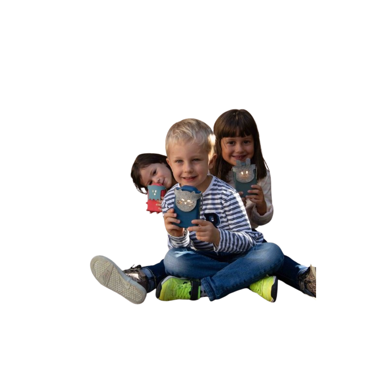 Coffret lampe nomade étanche Kivala MAISON POLOCHON, bleu granit