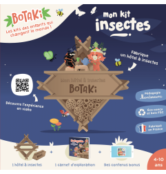 Kit de construction Hôtel à Insectes BOTAKI