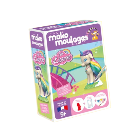 Ma Licorne Arc-en-Ciel MAKO MOULAGES