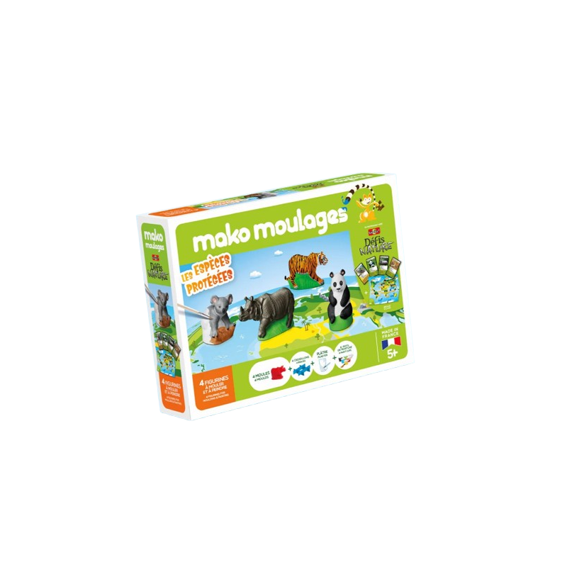 Coffret Les Espèces Protégées MAKO MOULAGES