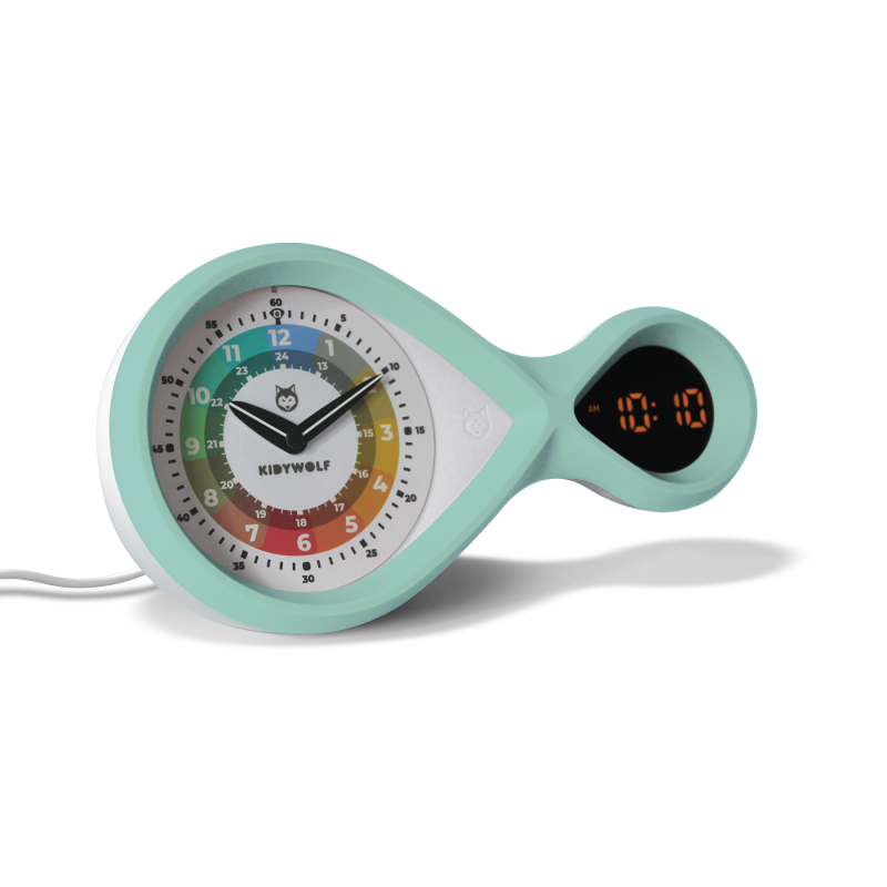 Réveil éducatif KIDYWOLF, Vert