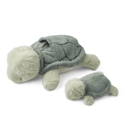Peluche tortue Berto et son bébé LIEWOOD, Faune Green