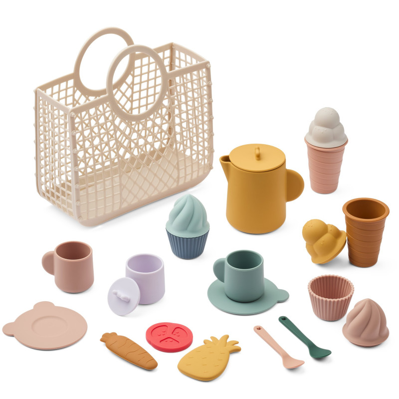 Panier de pique-nique avec dînette Elna LIEWOOD, Sandy mix