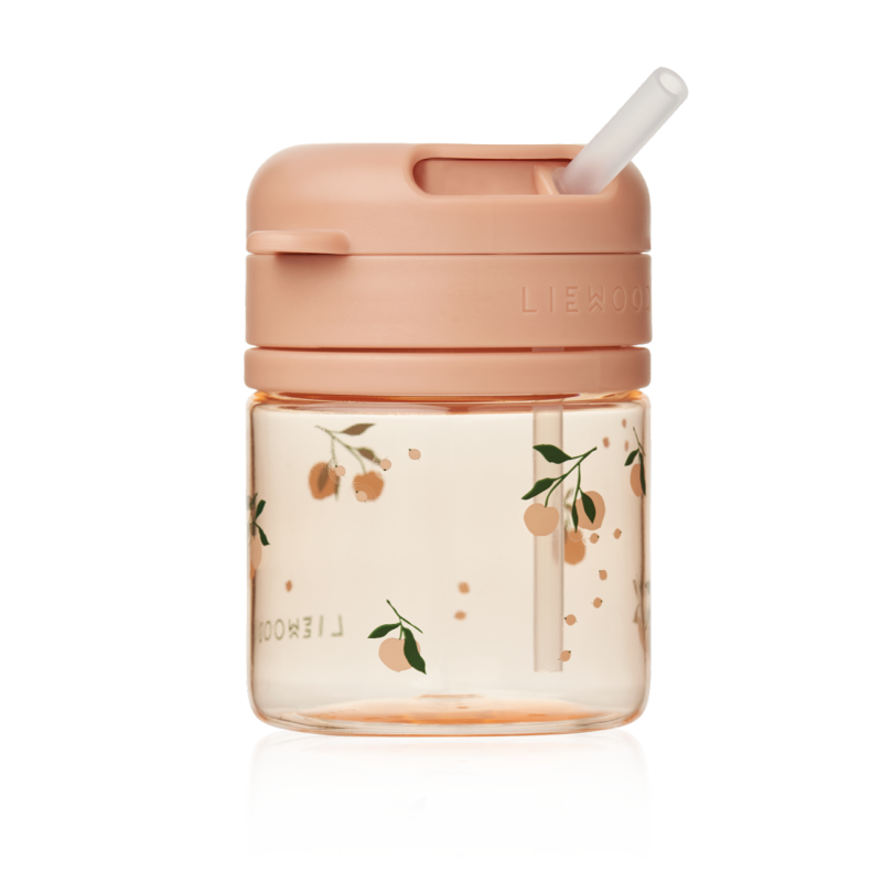 Tasse avec paille intégrée Pavia LIEWOOD 280 ml, Peach Sea Shell