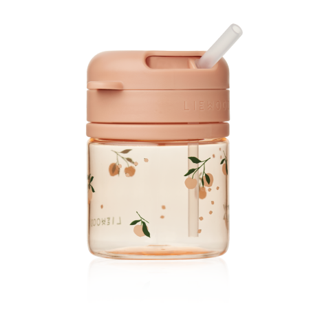 Tasse avec paille intégrée Pavia LIEWOOD 280 ml, Peach Sea Shell