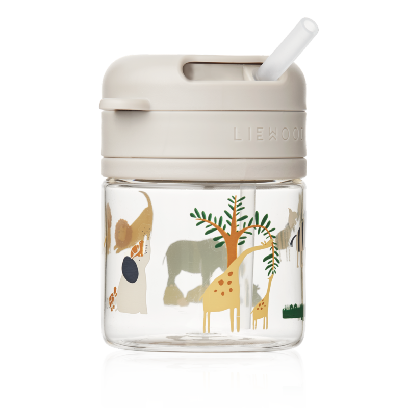 Tasse avec paille intégrée Pavia LIEWOOD 280 ml, All Together