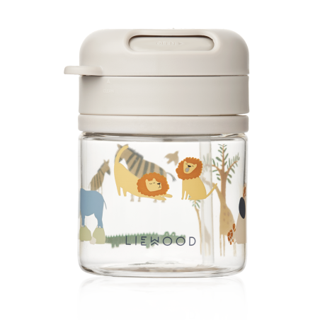 Tasse avec paille intégrée Pavia LIEWOOD 280 ml, All Together