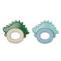 Lot de 2 anneaux de dentition rafraîchissants Dinosaures Rita LIEWOOD, Blue Fog