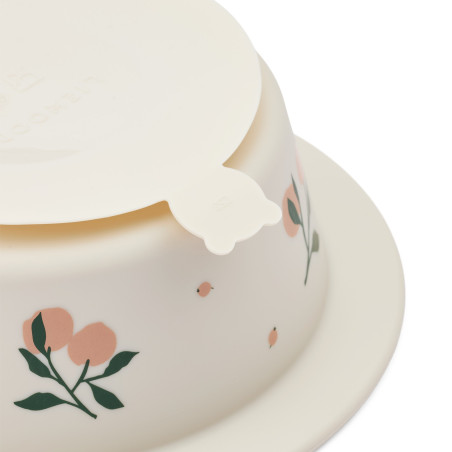Lot de 2 bols à ventouse Peony LIEWOOD, Peach Sea Shell