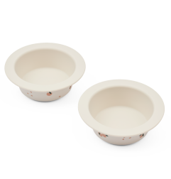 Lot de 2 bols à ventouse Peony LIEWOOD, Peach Sea Shell