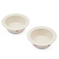 Lot de 2 bols à ventouse Peony LIEWOOD, Peach Sea Shell