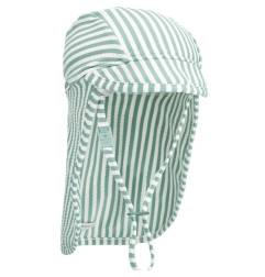 Chapeau anti-UV Cecilia LIEWOOD,  Seersucker Stripe Peppermint
