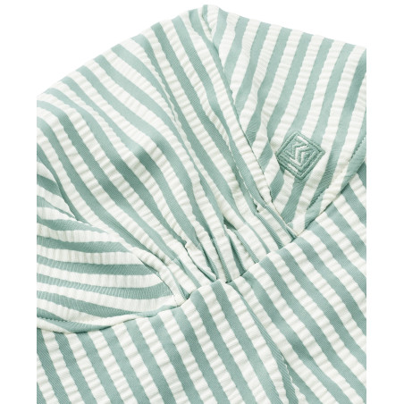 Chapeau anti-UV Cecilia LIEWOOD, Seersucker Stripe Peppermint
